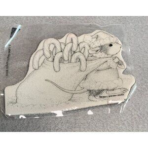 House-Mouse Designs Rubber Stamp Mudpie & Candy Canes Ellen Jareckie 2009